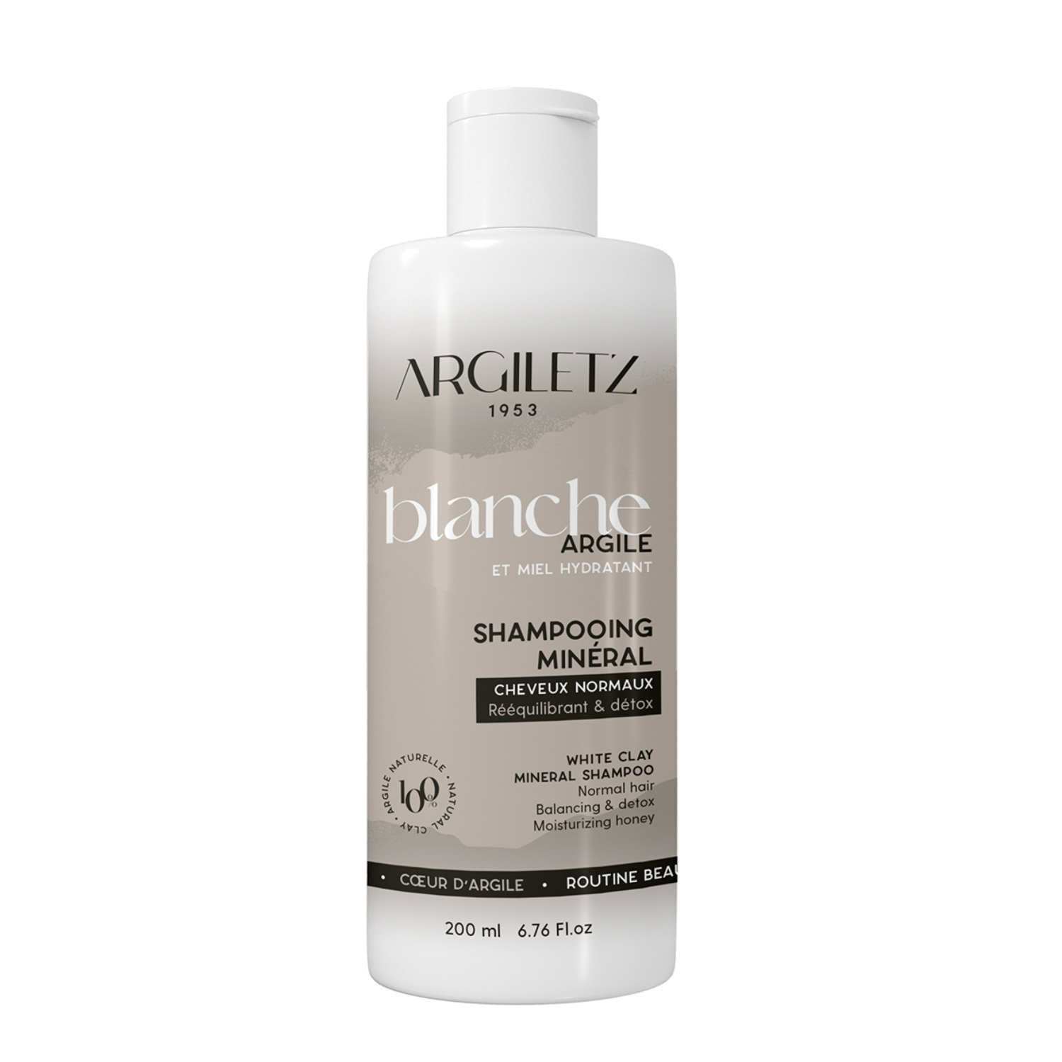 Shampooing cheveux normaux – argile blanche