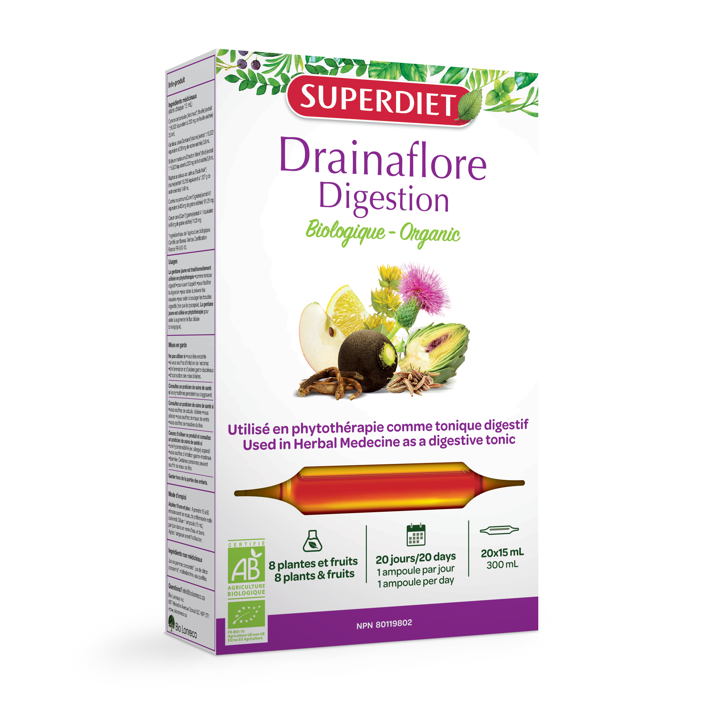 Drainaflore Digestion