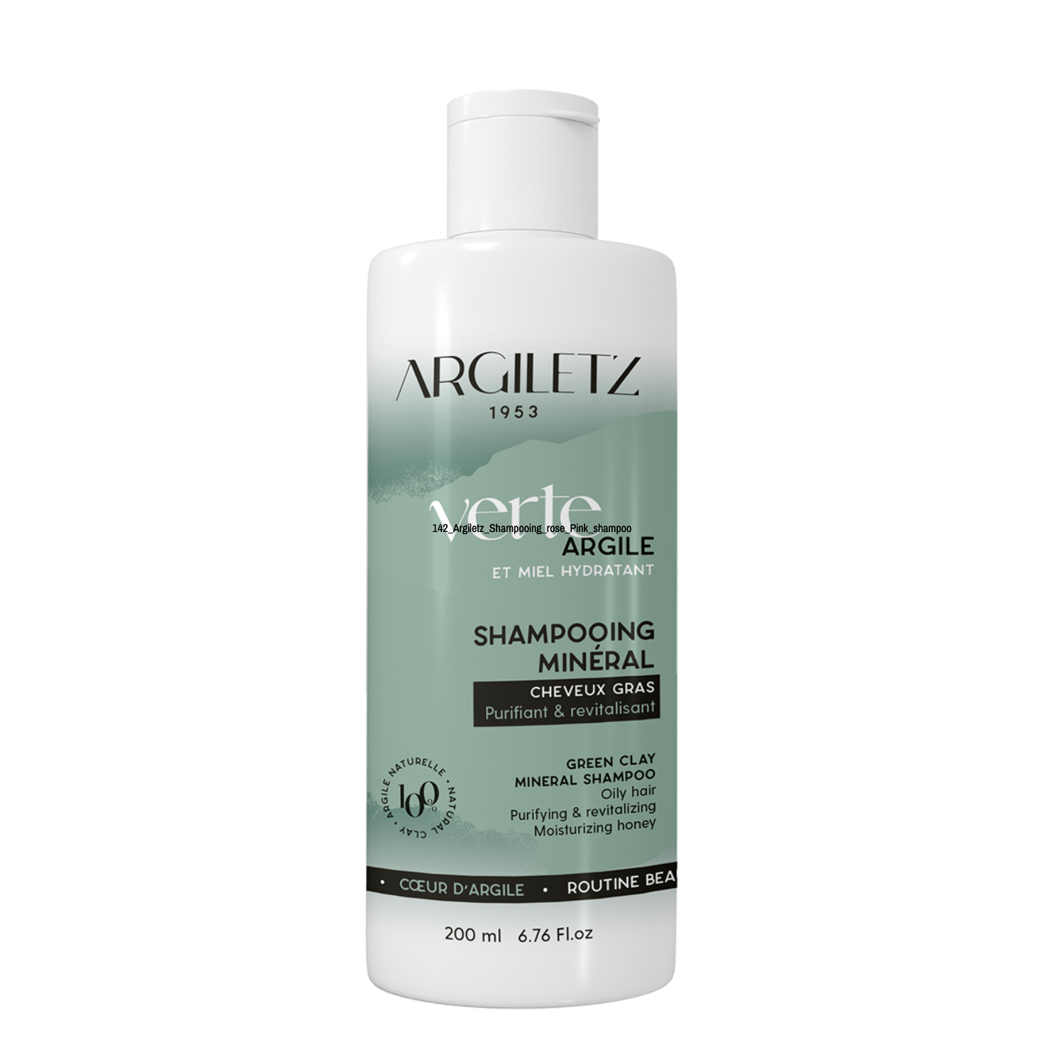Shampooing cheveux gras – argile verte