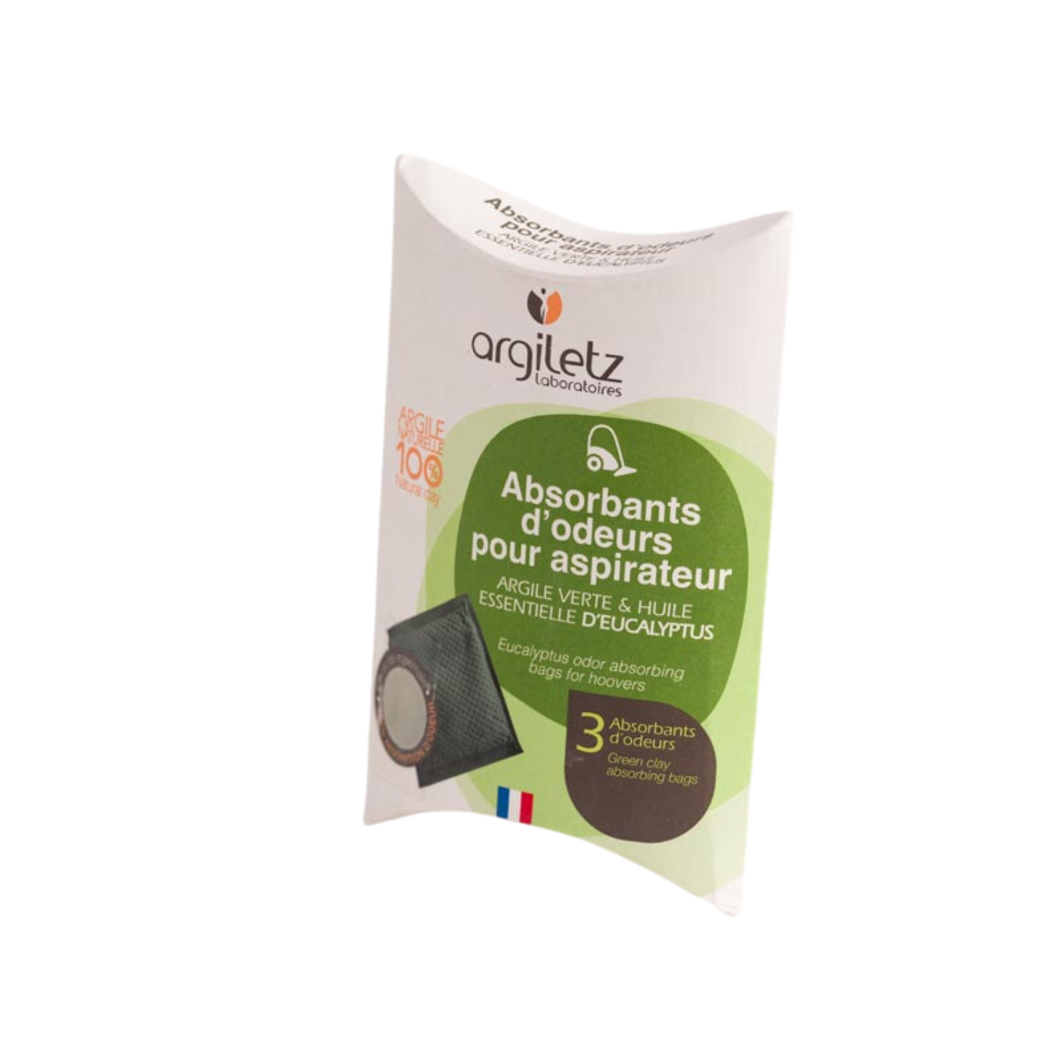 Sachets absorbants d’odeurs – argile verte + eucalyptus