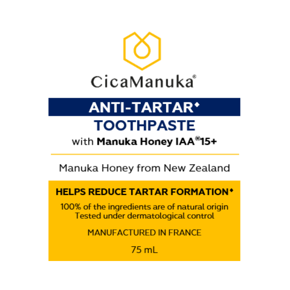 Dentifrice anti-tartre – au miel de Manuka IAA15+