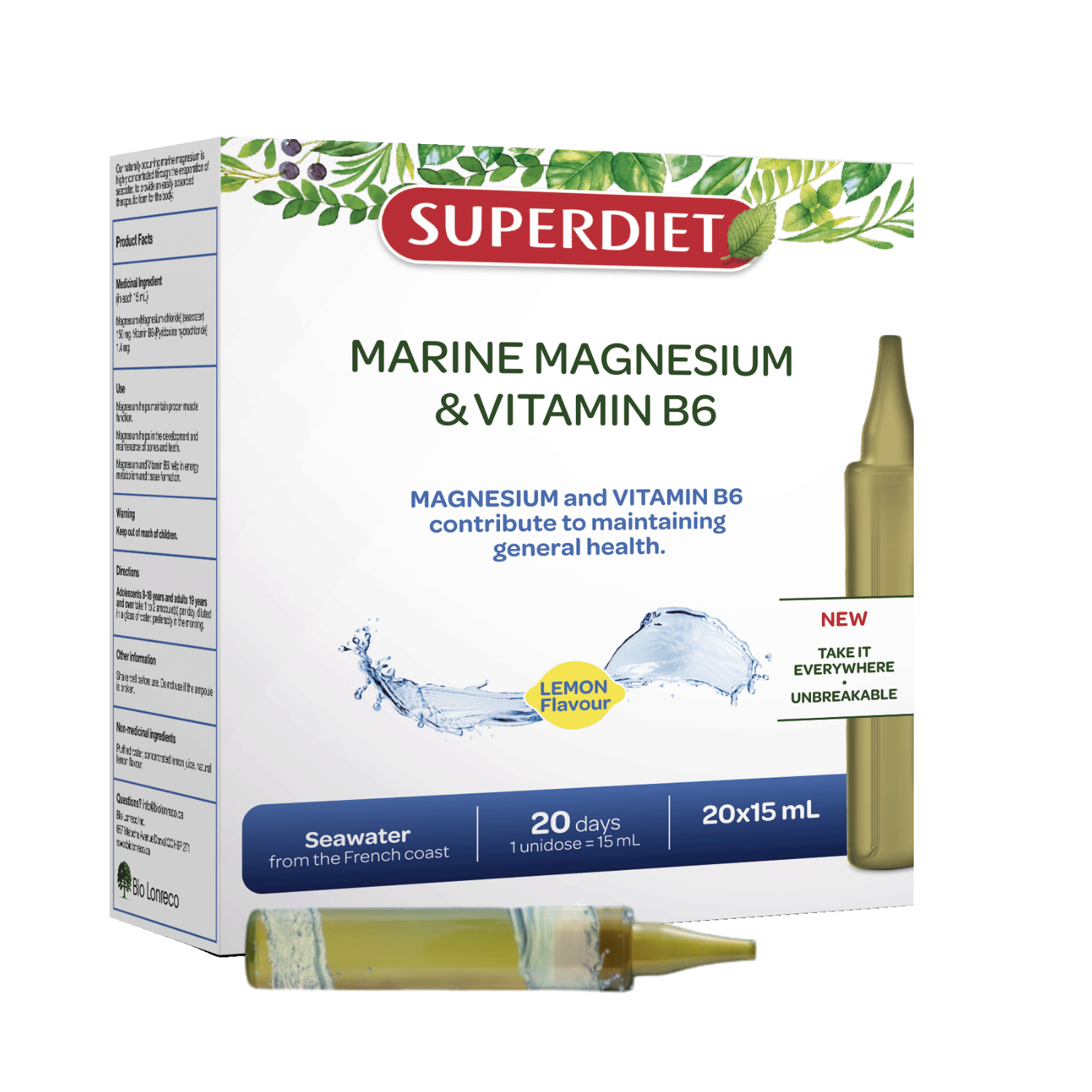 Marine Magnesium & Vitamin B6 | O-MAB6