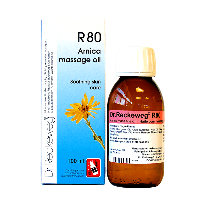 R80 Arnica huile à massage 