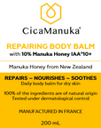 Baume corps réparateur CicaManuka – au miel de Manuka IAA10+
