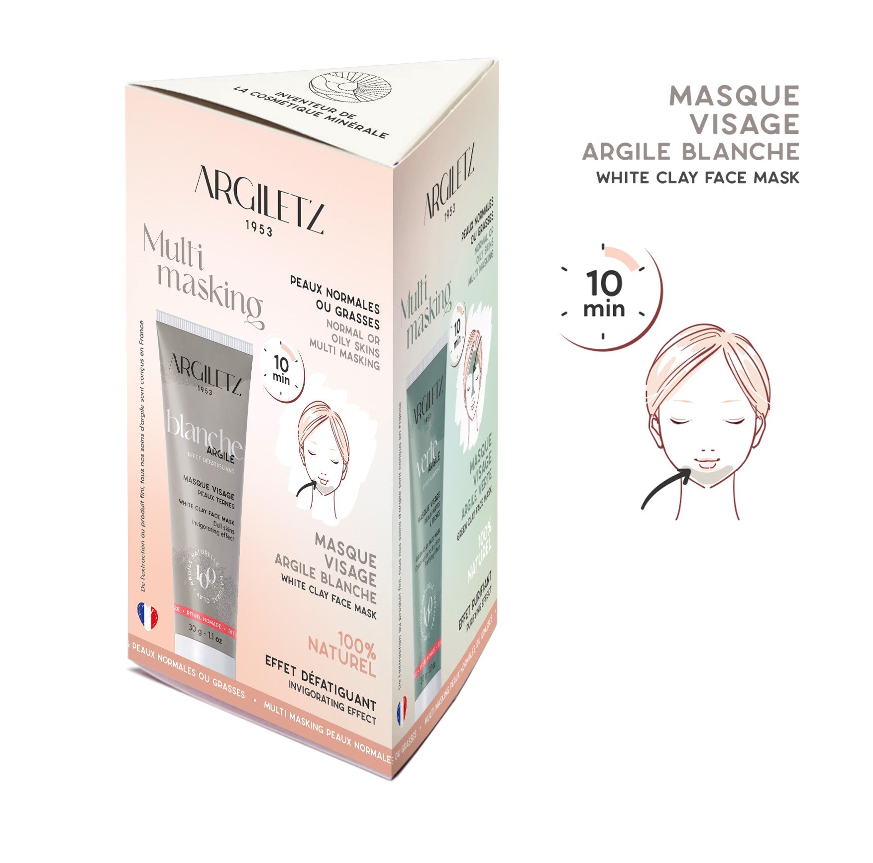 Multi-Masking Clay Face Mask Kit for Normal &amp; Oily Skin