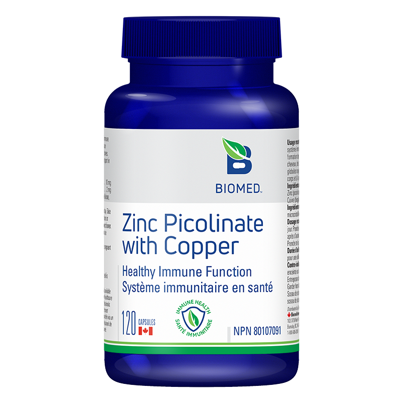 Zinc Picolinate with Copper 120 capsules